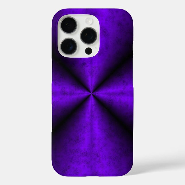 Lila Regenbogen bei Elephant Skin Leather Optik Case-Mate iPhone Hülle (Rückseite)