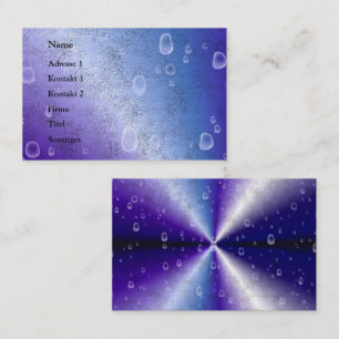 Lila Regenbogen bei Leatheroptik-Visitenkarten Visitenkarte
