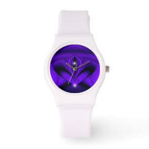 Lila Regenbogenträume, Zwei Sterne Armbanduhr