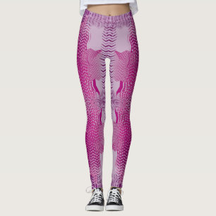 Lila Regenfälle Leggings