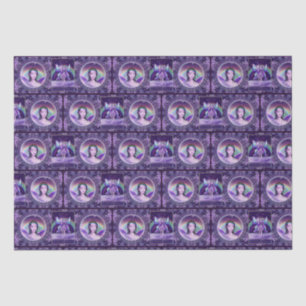 Lila Regenfee Seidenpapier