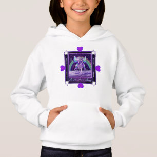 Lila Regenmärchen Hoodie