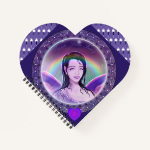 Lila Regenmärchen Notizbuch