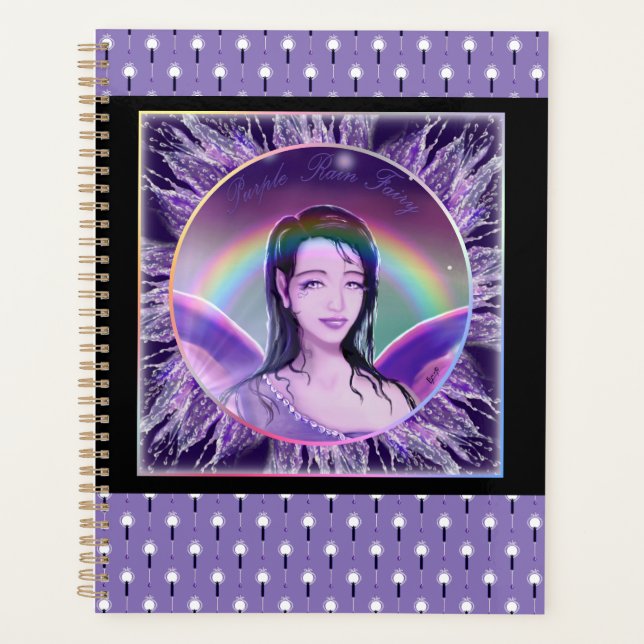 Lila Regenmärchen Planer (Vorderseite)