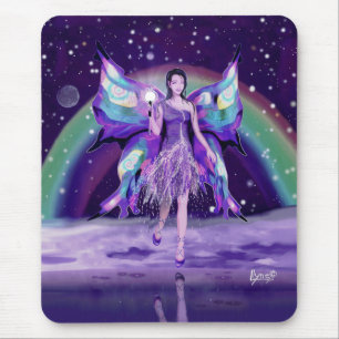 Lila Regenmäuse-Pad Mousepad