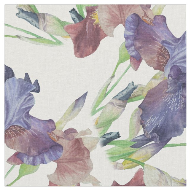 Lila Reisungspapiere, SommerBlume Stoff (Nahaufnahme)