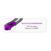 Lila Rennwagen | Kids Custom Return Address Label