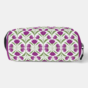 Lila Retro-Blumen-Accessoire-Tasche Vintage Bota Waschbeutel