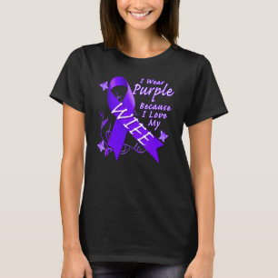 Lila Ribbon-Alzheimer-Bewusstsein für meine W T-Shirt
