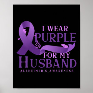 Lila Ribbon Heimerheimer Fighter Husbynd Heimerh Poster