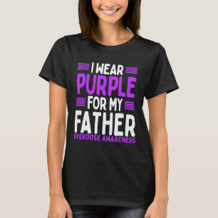 Lila Ribbon Pater Papa Überdosierung Sensibilisier T-Shirt
