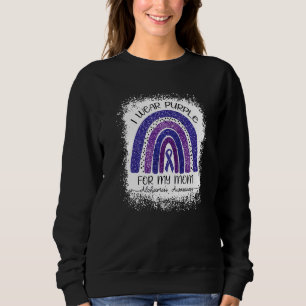 Lila Ribbon Regenbogen ich tragen Lila für meine M Sweatshirt