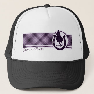 Lila Rodeo Truckerkappe
