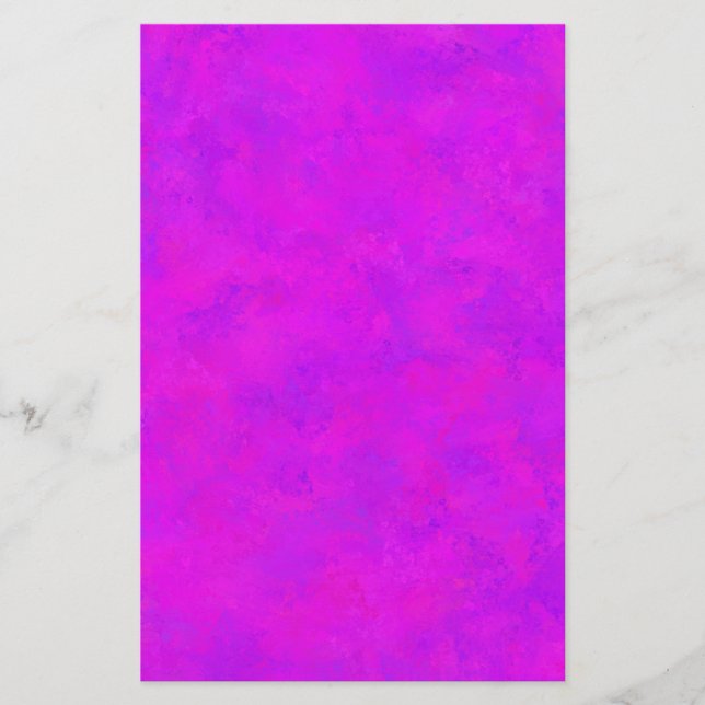 Lila rosa Abstraktes Muster Briefpapier (Vorderseite)