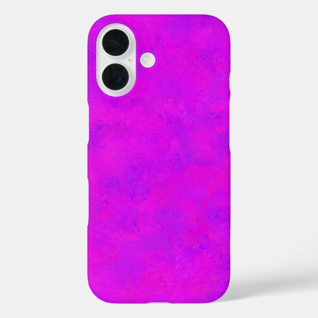 Lila rosa Abstraktes Muster Case-Mate iPhone Hülle (Rückseite)