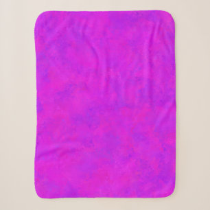Lila Rosa abstraktes Muster Sherpadecke