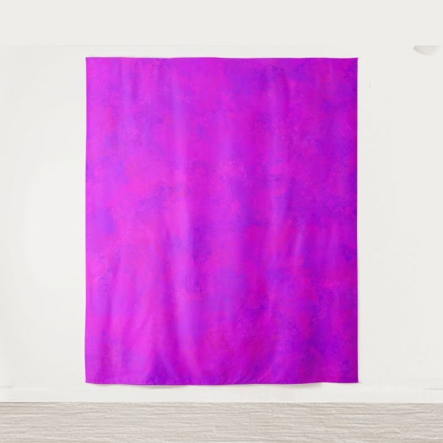 Lila rosa Abstraktes Muster Wandteppich (Vorderseite)