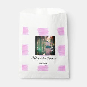 Lila rosa Aquarellfarbe Vater Sohn Vater hinzufüge Geschenktütchen