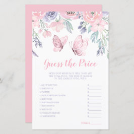 Lila rosa Bläserschmetterling Raten Sie das Preiss