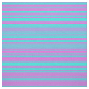 Lila Rosa Blau Streifen Stoff