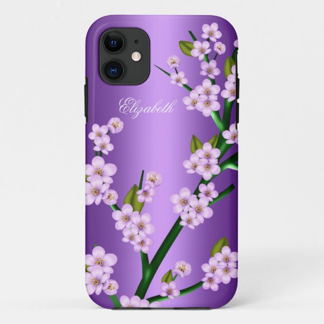 Lila rosa Blossom iPhone 5 Elegant Klasse Case-Mate iPhone Hülle (Rückseite)