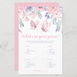 Lila rosa Blumenschmetterling Was ist in deiner Ha