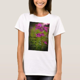 Lila-Rosa-Dragonmouth-Blume Motivierend T-Shirt