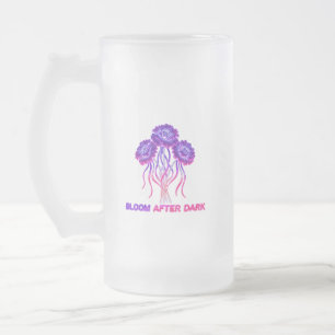 Lila Rosa Fantasy Blumen Barware Tasse