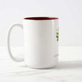 Lila rosa Farbflora Kaffeetasse