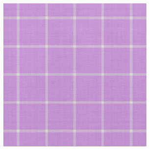 Lila Rosa Fensterpaneel-Gingham-Kariert Stoff
