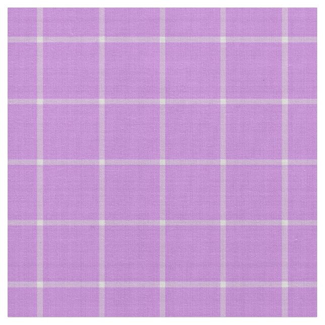 Lila Rosa Fensterpaneel-Gingham-Kariert Stoff (Nahaufnahme)