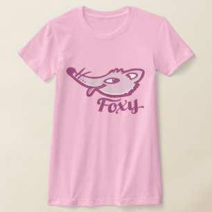 lila Rosa Foxyfuchs T - Shirt