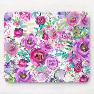 Lila rosa hell Modernes Shabby Chic Mousepad
