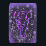 Lila rosa iPad-Abdeckung Elefant bei Starry Night iPad Mini Hülle<br><div class="desc">Neon Lila Pink Elephant Walking at Starry Night Magic Animal Zeichn - Wählen / Fügen Sie Ihren einzigartigen Text / Farbe - Make Your Special Gift - Neu formatieren und verschieben oder entfernen und hinzufügen Elemente / Bild mit Anpassungs-Tool ! - Zeichn und Design von MIGNED. Sie können meine Designs...</div>