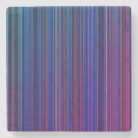 Lila rosa Marmor-Untersetzer des blauen Streifens