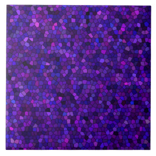 Lila Rosa Mosaikmuster Fliese