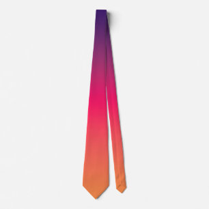 Lila Rosa Orange Verlauf Krawatte