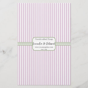 Lila-rosa Papier für die Streifenseife