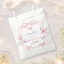 Lila Rosa Schleife Schmetterling Mädchen Geburtsta