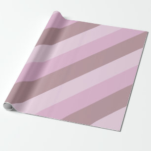 Lila rosa Streifen Ombre Geschenkpapier