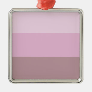 Lila rosa Streifen Ombre Ornament Aus Metall