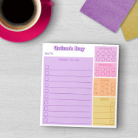 Lila-Rosa-Tag-Tracker-Aufgaben - Meds