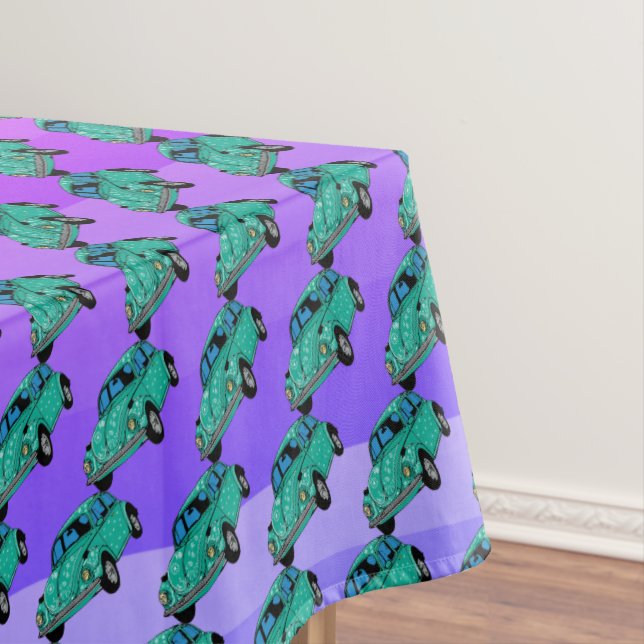 Lila rosa Tischdecke (Beispiel)
