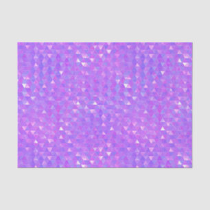 Lila rosa Trenddreiecke Geometrisches Party Seidenpapier