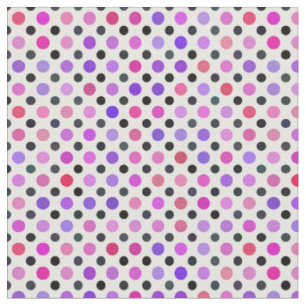 Lila, rosa und blaue Tupfen Stoff