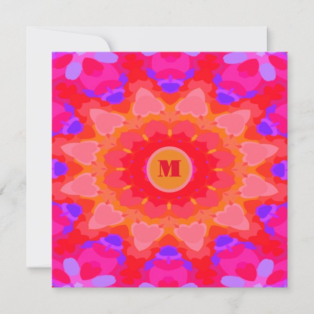 Lila, rosa und orange (Vorderseite)