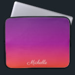 Lila, rosa und orangefarbene Farbvarianten Laptopschutzhülle<br><div class="desc">Lila,  rosa und orangefarbene Farbvarianten</div>