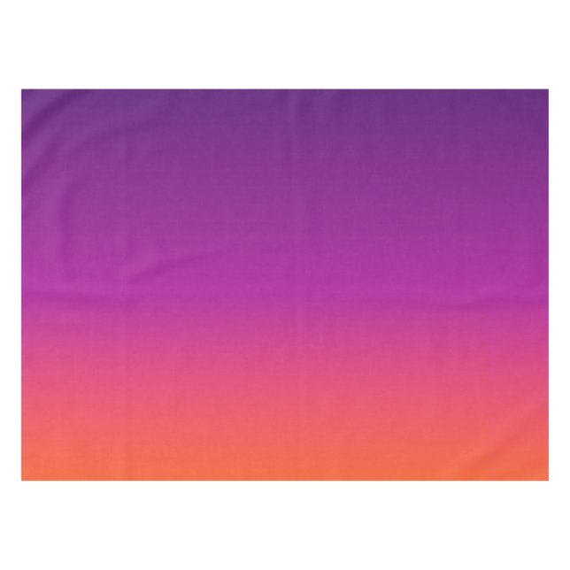 Lila, rosa und orangefarbene Farbvarianten Tischdecke (Vorderseite (Horizontal))