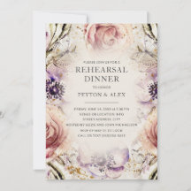 Lila Rosafarbenes Florales Schmetterlinge Creme Ho