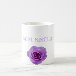 Lila Rose Beste Schwester Tasse